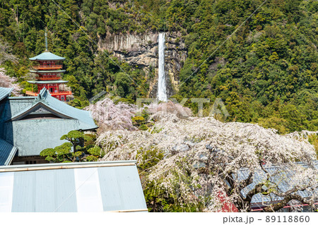 《和歌山県》那智滝・日本の名勝 89118860
