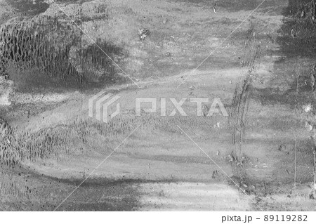 Old dirty concrete grey wall weathered surface cement chapped abstract obsolete background texture gray pattern outdated 89119282