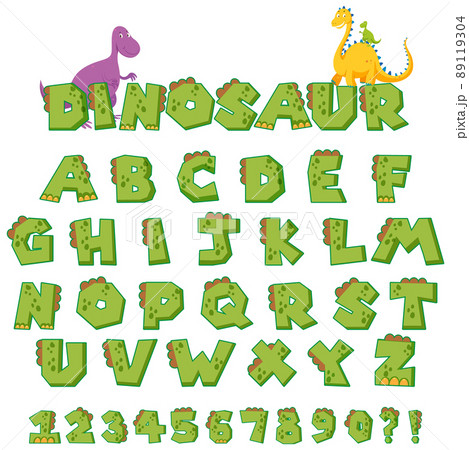 Font design for english alphabets and numbers Font design for english alphabets and numbers 89119304