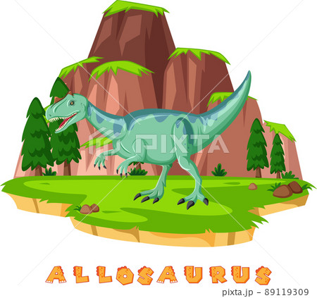Dinosaur wordcard for allosaurus Dinosaur wordcard for allosaurus 89119309