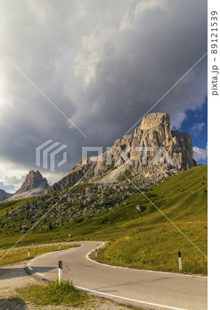 Landscape near Passo Giau in Dolomites, Italy 89121539