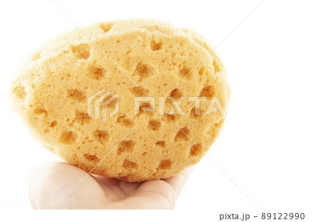 image of sponge hand white background 89122990
