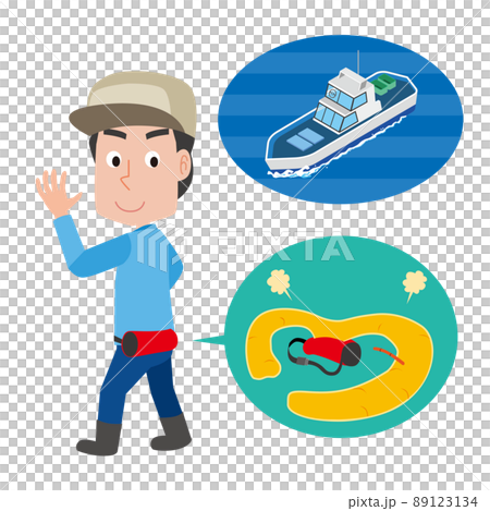 A man wearing a life jacket A man wearing a life jacket 89123134
