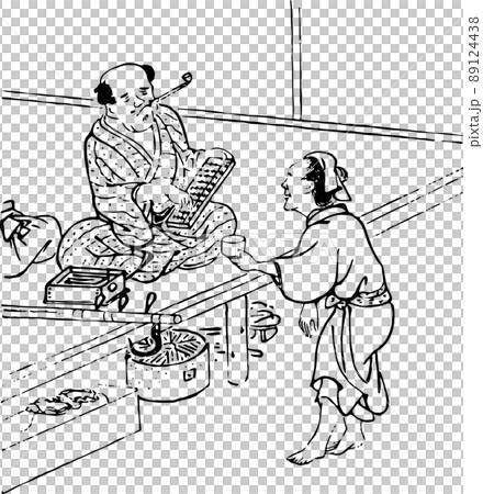 和紙作りの工程_楮の売買 和紙作りの工程_楮の売買 89124438