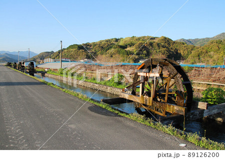 高知県四万十市 安並水車の里の風景 高知県四万十市 安並水車の里の風景 89126200
