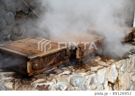 別府の温泉卵のせいろ蒸し 別府の温泉卵のせいろ蒸し 89126952