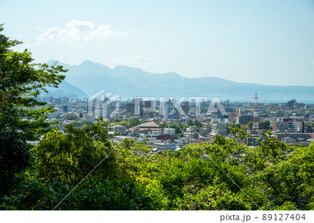 大分市街地　高台からの風景 89127404