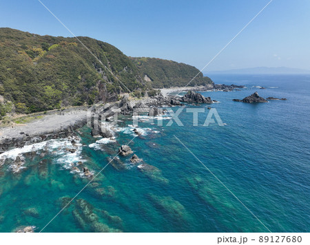 高知県土佐清水市　足摺サニーロードからの風景 89127680