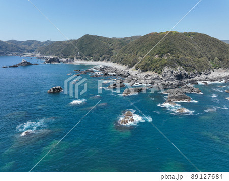 高知県土佐清水市　足摺サニーロードからの風景 89127684