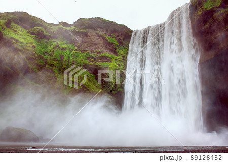 Scogafoss waterfall in Iceland 89128432