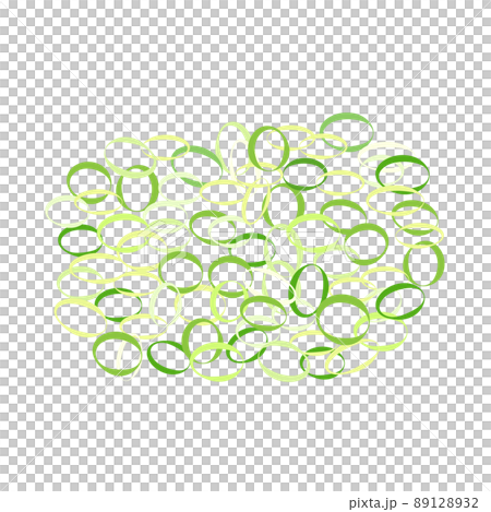 Sliced green onions. Chopped green onions. 89128932