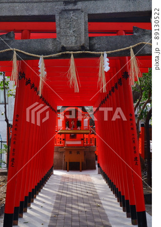 大阪市住吉区　生根神社の鳥居 89130522