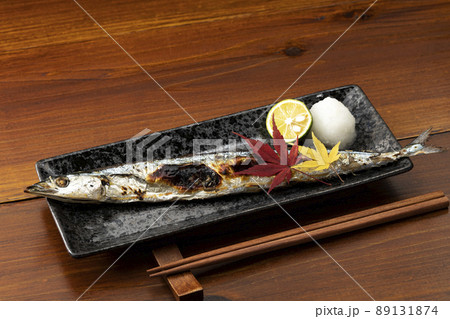 秋の味覚焼きさんま 秋の味覚焼きさんま 89131874