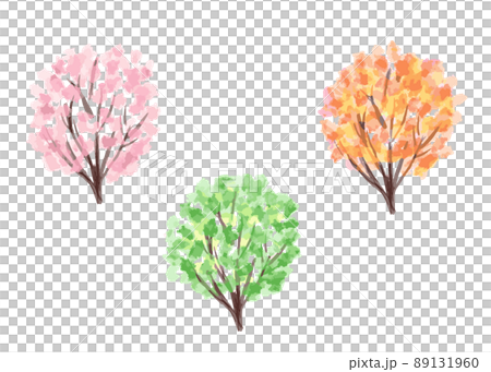 Watercolor tree illustration Watercolor tree illustration 89131960