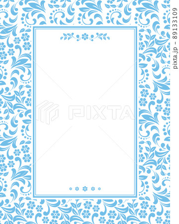 Abstract floral pattern. Vector seamless background. Perfect for invitations or announcements. 89133109