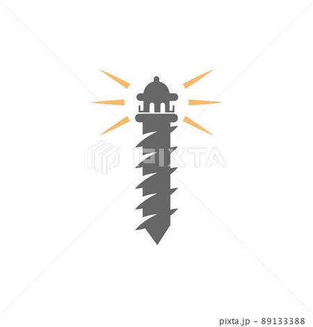 Screw, bolt icon logo design illustration Screw, bolt icon logo design illustration 89133388