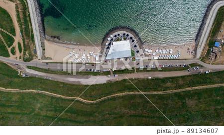 Beautiful coast of the Black Sea. Aerial view. Odessa. Ukraine. Beautiful coast of the Black Sea. Aerial view. Odessa. Ukraine. 89134607