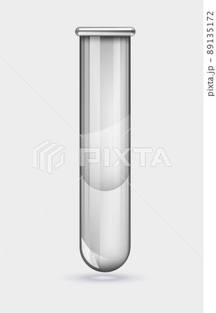 Illustration of scientific glassware - test tubes. Vector illustration 89135172