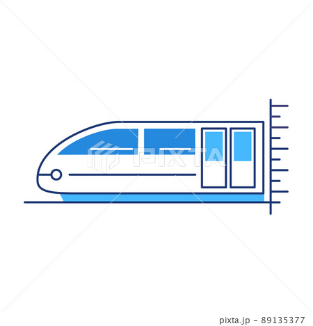 Vector illustration of cartoon train on white background. Vector illustration of cartoon train on white background. 89135377