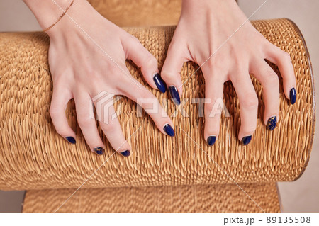 Close-up of sisal rope on white background. Top view, selective focus. Close-up of sisal rope on white background. Top view, selective focus. 89135508