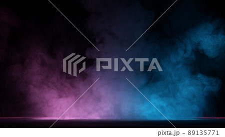 Neon atmospheric smoke, abstract background. Neon atmospheric smoke, abstract background. 89135771