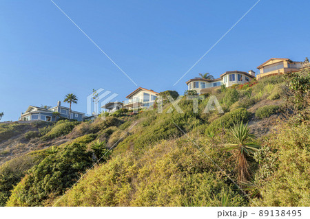Large houses on top of a slope at San Clemente, California 89138495