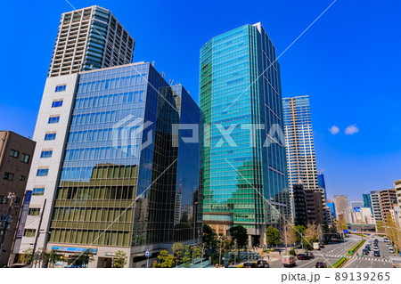東京　港区白金の都市風景　NBFプラチナタワー 89139265