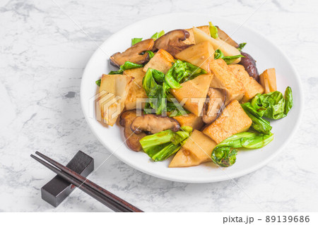 筍と豆腐のオイスターソース炒め 筍と豆腐のオイスターソース炒め 89139686