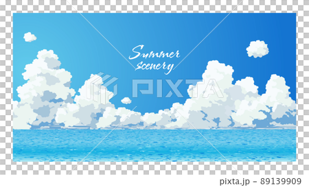 夏の海の風景 89139909