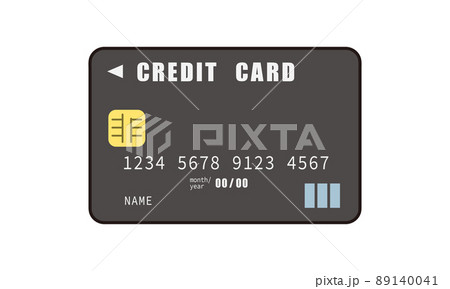 クレジットカードの表面 89140041
