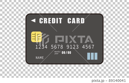 クレジットカードの表面 89140041