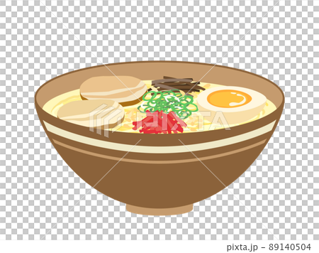 以豬骨拉麵為圖像的插圖 89140504