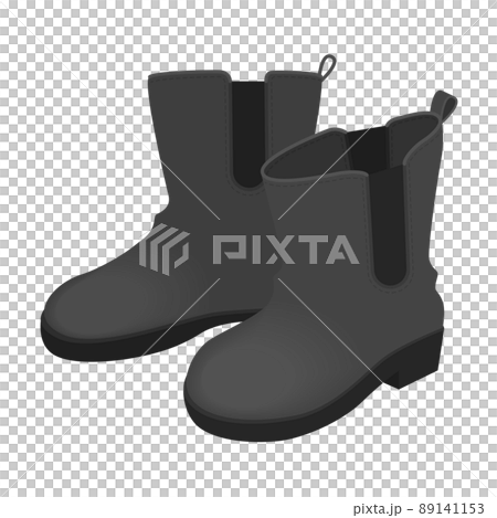 雨用ショートブーツのイラスト 雨用ショートブーツのイラスト 89141153