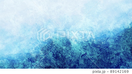 抽象的 海のような手描きテクスチャ背景素材 89142169