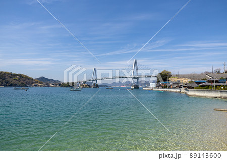 ゆめしま海道 弓削大橋(愛媛県上島町 弓削島と佐島) ゆめしま海道 弓削大橋(愛媛県上島町 弓削島と佐島) 89143600