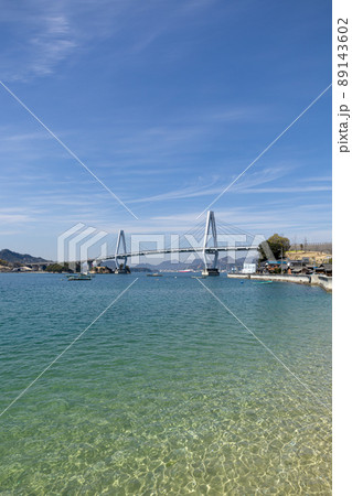 ゆめしま海道 弓削大橋(愛媛県上島町 弓削島と佐島) ゆめしま海道 弓削大橋(愛媛県上島町 弓削島と佐島) 89143602