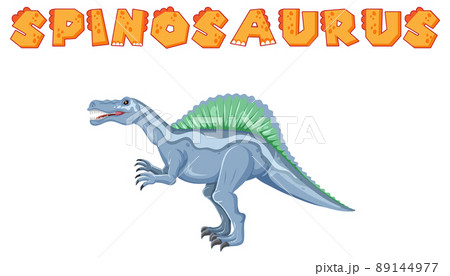 A dinosaur spinosaurus on white background A dinosaur spinosaurus on white background 89144977
