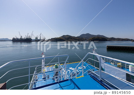 岩城島のフェリー（愛媛県岩城島） 89145650