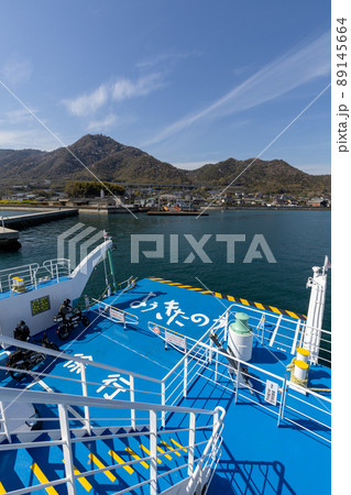 岩城島行きのフェリー乗り場 洲江港(広島県因島市) 岩城島行きのフェリー乗り場 洲江港(広島県因島市) 89145664