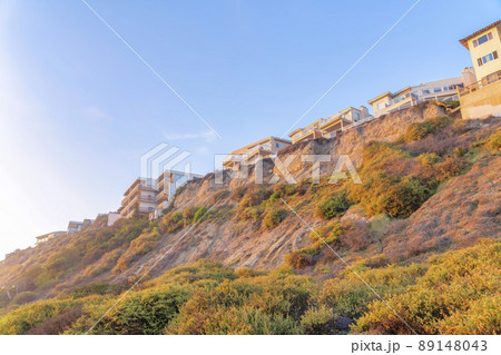 Residential area on top of a mountain slope at San Clemente, California 89148043