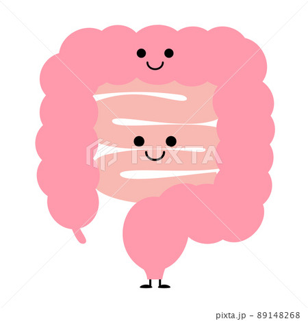 かわいい内臓ちゃん　小腸、大腸 89148268