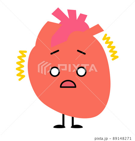 心房細動を起こしている心臓 心房細動を起こしている心臓 89148271