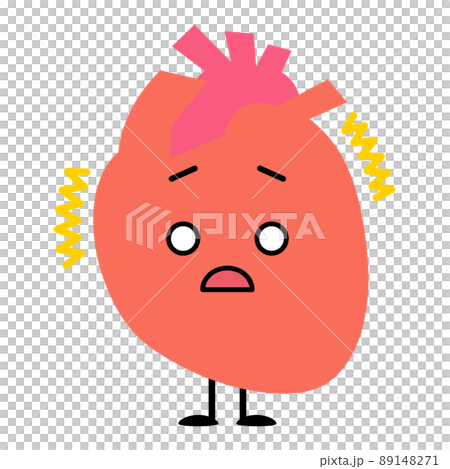 心房細動を起こしている心臓 心房細動を起こしている心臓 89148271