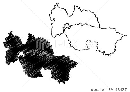 Bokaro district (Jharkhand State, Republic of India, North Chotanagpur division) map vector illustration, scribble sketch Bokaro map Bokaro district (Jharkhand State, Republic of India, North Chotanagpur division) map vector illustration, scribble sketch Bokaro map 89148427