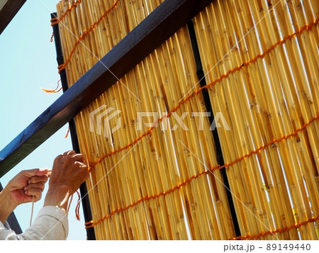 ヨシズの取り付け 89149440