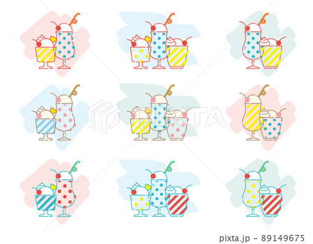 シンプルな夏のスイーツ&ドリンク シンプルな夏のスイーツ&ドリンク 89149675