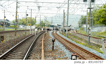 電車と線路 89149707