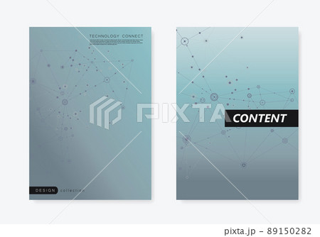 Abstract molecules cover template. Vector design element shapes. Vector physics background. Technology modern group research Abstract molecules cover template. Vector design element shapes. Vector physics background. Technology modern group research 89150282
