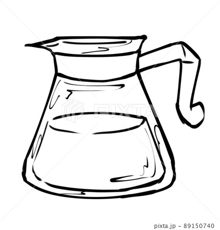 コーヒーサーバー　線画 89150740
