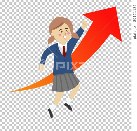 Illustration image of a student stepping up 89151125